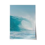 Postifull Çerçevesiz Poster, Yaz Temalı Tablo No:204, Büyük Dalga Fotoğrafı, Mavi Poster, Dikey;21 X 30 Renkli - 13