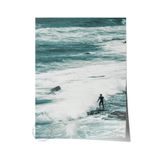Postifull Çerçevesiz Poster, Yaz Temalı Tablo No:250, Deniz Ve Kayalıklar Fotoğrafı, Mavi Poster, Dikey;33 X 48 Renkli - 1
