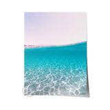 Postifull Çerçevesiz Poster, Yaz Temalı Tablo No:46, Turkuaz Deniz Fotoğrafı, Mavi Poster, Dikey;13 X 18 Renkli - 7