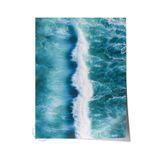 Postifull Çerçevesiz Poster, Yaz Temalı Tablo No:55, Deniz Akıntısı Fotoğrafı, Mavi Poster, Dikey;30 X 42 Renkli - 15