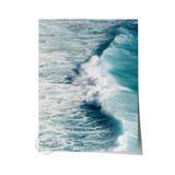 Postifull Çerçevesiz Poster, Yaz Temalı Tablo No:70, Dalgalar Fotoğrafı, Mavi Poster, Dikey;30 X 40 Renkli - 6