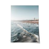 Postifull Çerçevesiz Poster, Yaz Temalı Tablo No:88, Plaj Ve Dalgalar Fotoğrafı, Mavi Poster, Dikey;30 X 42 Renkli - 22