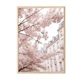 Postifull Cherry Branches Çerçeveli Tablo, Ahşap Çerçeve Ve Poster, Duvar Tablosu Comfort Serisi No:108367;13 X 18 Ahşap Çerçeveli