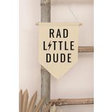 Postifull Çocuk Odası Dekor, Duvar Süsü, Ahşap Bebek Odası Dekor, Canvas Flama, Rad Little Dude - Siyah;70 X 100 Renkli - 4