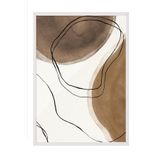 Postifull Coffee Art No1 Çerçeveli Tablo, Beyaz Çerçeve Ve Poster, Duvar Tablosu Comfort Serisi No:108334;13 X 18 Beyaz Çerçeveli