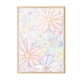 Postifull Crowded Blossom Çerçeveli Tablo, Ahşap Çerçeve Ve Poster, Duvar Tablosu Comfort Serisi No:108484;10 X 15 Ahşap Çerçeveli