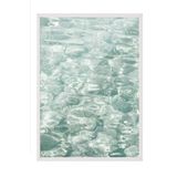 Postifull Crystal Water Çerçeveli Tablo, Beyaz Çerçeve Ve Poster, Dikey Duvar Tablosu Comfort Serisi No:108485;10 X 15 Beyaz Çerçeveli