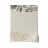 Postifull Doğal Tonlar Boho Duvar Dekoru, Çerçevesiz Poster, Çerçevesiz Duvar Tablosu - Fine Art Kağıt;30 X 42 Renkli - 27