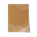 Postifull Doğal Tonlar Boho Duvar Dekoru, Çerçevesiz Poster, Çerçevesiz Duvar Tablosu - Fine Art Kağıt;70 X 100 Renkli - 25