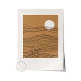 Postifull Doğal Tonlar Boho Duvar Dekoru, Çerçevesiz Poster, Çerçevesiz Duvar Tablosu - Fine Art Kağıt;70 X 100 Renkli - 9