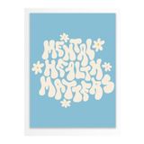 Postifull Estetik Duvar Tablosu - Duvar Posteri - Yazı Sanatı Duvar Dekoru - Çerçevesiz - Kalın Kuşe Kağıt;21 X 30 Mavi