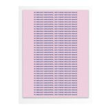 Postifull Estetik Duvar Tablosu - Duvar Posteri - Yazı Sanatı Duvar Dekoru - Çerçevesiz - Kalın Kuşe Kağıt;30 X 42 Pembe - 6