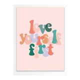 Postifull Estetik Duvar Tablosu - Duvar Posteri - Yazı Sanatı Duvar Dekoru - Çerçevesiz - Kalın Kuşe Kağıt;50 X 70 Pembe - 5