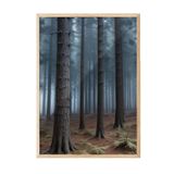 Postifull Forbidden Forest Çerçeveli Tablo, Ahşap Çerçeve Ve Poster, Duvar Tablosu Comfort Serisi No:108290;30 X 40 Ahşap Çerçeveli