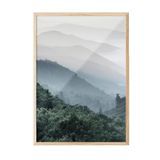 Postifull Forest Hills Çerçeveli Tablo, Ahşap Çerçeve Ve Poster, Dikey Duvar Tablosu Comfort Serisi No:108364;10 X 15 Ahşap Çerçeveli