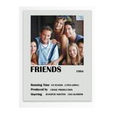 Postifull Friends - Çerçevesiz Poster - Duvar Dekoru - Dizi Ve Film Afiş Posterleri - Kalın Kuşe Kağıt;15 X 21 Gri - 2