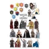 Postifull Game Of Thrones Temalı Sticker Ve Etiket Seti - Orta Boy - Su Geçirmez, Kalın Yapışkanlı Sticker Set;