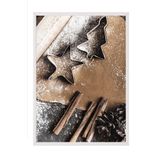 Postifull Gingerbread Çerçeveli Tablo, Beyaz Çerçeve Ve Poster, Dikey Duvar Tablosu Comfort Serisi No:108357;21 X 30 Beyaz Çerçeveli