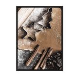 Postifull Gingerbread Çerçeveli Tablo, Siyah Çerçeve Ve Poster, Dikey Duvar Tablosu Comfort Serisi No:108357;70 X 100 Siyah Çerçeveli