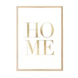 Postifull Gold Home Çerçeveli Tablo, Ahşap Çerçeve Ve Poster, Dikey Duvar Tablosu Comfort Serisi No:108425;10 X 15 Ahşap Çerçeveli