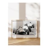 Postifull Grand Prix Vintage Çerçeveli Tablo, Ahşap Çerçeve Ve Poster, Duvar Tablosu Comfort Serisi No:108389;33 X 48 Ahşap Çerçeveli