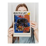 Postifull Jean-Michel Duvar Posteri, Modern Sanat, Sanat Serisi Poster - Kalın Kağıt - Çerçevesiz;50 X 70 Mavi-Turuncu