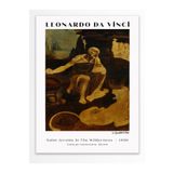 Postifull Leonardo Da Vinci Duvar Posteri - Duvar Dekoru - Sanat Serisi Posterleri - Kalın Kağıt - Çerçevesiz;21 X 30 Gri - 16