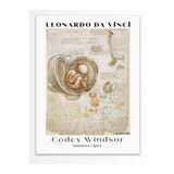 Postifull Leonardo Da Vinci Duvar Posteri - Duvar Dekoru - Sanat Serisi Posterleri - Kalın Kağıt - Çerçevesiz;21 X 30 Gri - 7