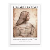Postifull Leonardo Da Vinci Duvar Posteri - Duvar Dekoru - Sanat Serisi Posterleri - Kalın Kağıt - Çerçevesiz;30 X 42 Gri - 15