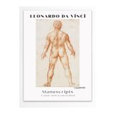 Postifull Leonardo Da Vinci Duvar Posteri - Duvar Dekoru - Sanat Serisi Posterleri - Kalın Kağıt - Çerçevesiz;30 X 42 Gri - 1