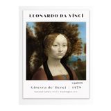 Postifull Leonardo Da Vinci Duvar Posteri - Duvar Dekoru - Sanat Serisi Posterleri - Kalın Kağıt - Çerçevesiz;30 X 42 Gri - 8