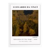 Postifull Leonardo Da Vinci Duvar Posteri - Duvar Dekoru - Sanat Serisi Posterleri - Kalın Kağıt - Çerçevesiz;33 X 48 Gri - 2