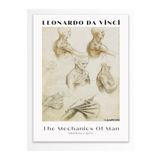 Postifull Leonardo Da Vinci Duvar Posteri - Duvar Dekoru - Sanat Serisi Posterleri - Kalın Kağıt - Çerçevesiz;50 X 70 Gri - 5