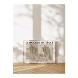 Postifull Leonardo Da Vinci Duvar Posteri - Sanat Poster - Sanat Serisi Posterleri - Kalın Kağıt, Çerçevesiz;30 X 42 Gri - 13
