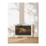 Postifull Leonardo Da Vinci Duvar Posteri - Sanat Poster - Sanat Serisi Posterleri - Kalın Kağıt, Çerçevesiz;33 X 48 Gri - 7