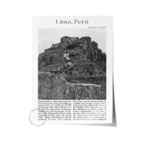 Postifull Lima - Peru, Şehir Temalı Poster, Çerçevesiz Duvar Posteri, No:30019;21 X 30 Renkli - 20