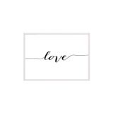 Postifull Love Çerçeveli Tablo, Beyaz Çerçeve Ve Poster, Yatay Duvar Tablosu Comfort Serisi No:108494;10 X 15 Beyaz Çerçeveli