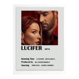 Postifull Lucifer - Çerçevesiz Poster - Duvar Dekoru - Dizi Ve Film Afiş Posterleri - Kalın Kuşe Kağıt;50 X 70 Gri - 21
