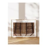 Postifull Magic Books Çerçeveli Tablo, Ahşap Çerçeve Ve Poster, Yatay Duvar Tablosu Comfort Serisi No:108292;13 X 18 Ahşap Çerçeveli