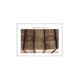 Postifull Magic Books Çerçeveli Tablo, Beyaz Çerçeve Ve Poster, Yatay Duvar Tablosu Comfort Serisi No:108292;30 X 40 Beyaz Çerçeveli
