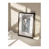 Postifull Michelangelo Poster Tablo - David, Davut Heykeli Duvar Posteri - Çerçevesiz Sanat Serisi Posterleri;21 X 30 Heykel-5