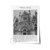 Postifull Milan - Italya, Şehir Temalı Poster, Çerçevesiz Duvar Posteri, No:30026;30 X 42 Renkli - 27