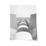 Postifull Mimari Poster, Siyah Beyaz Çerçevesiz Poster, Sanatsal Baskı No:103 Estetik Ofis Duvar Dekoru, Dikey;10 X 15 Renkli - 11