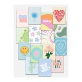 Postifull Modern Duvar Tablo Seti, Çerçevesiz, Kolaj Poster Seti, 15 Adet Posterler, Renkli Ve Canlı Baskı;15 X 21 Karışık