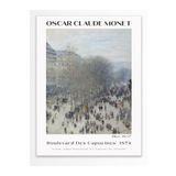 Postifull Monet Duvar Posteri - Duvar Dekoru - Sanat Serisi Posterleri - Kalın Kuşe Kağıt - Çerçevesiz;21 X 30 Gri - 2