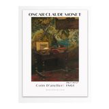Postifull Monet Duvar Posteri - Duvar Dekoru - Sanat Serisi Posterleri - Kalın Kuşe Kağıt - Çerçevesiz;50 X 70 Gri - 4