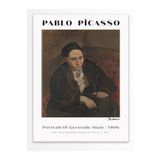 Postifull Pablo Picasso Duvar Posteri - Estetik Duvar Dekoru - Sanat Serisi Posterleri - Kalın Kağıt;10 X 15 Gri - 5
