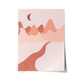 Postifull Pastel Boho Duvar Dekoru, Çerçevesiz Poster, Çerçevesiz Duvar Tablosu - Fine Art Kağıt Ve Hd Baskı;50 X 70 Renkli - 2