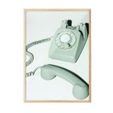 Postifull Pastel Phone Çerçeveli Tablo, Ahşap Çerçeve Ve Poster, Dikey Duvar Tablosu Comfort Serisi No:108483;50 X 70 Ahşap Çerçeveli
