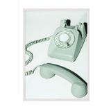 Postifull Pastel Phone Çerçeveli Tablo, Beyaz Çerçeve Ve Poster, Dikey Duvar Tablosu Comfort Serisi No:108483;15 X 21 Beyaz Çerçeveli